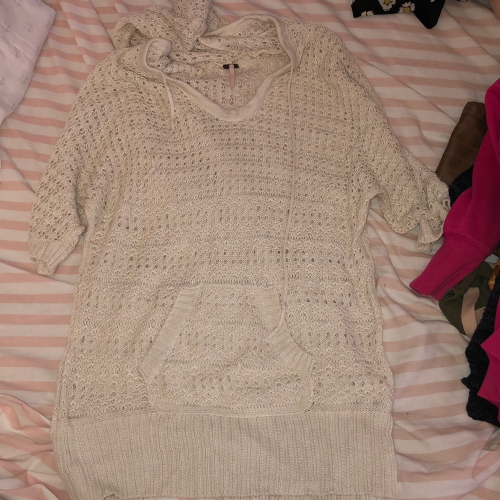 Short Sleeve Crochet Top